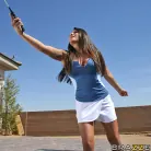 Jenaveve Jolie in 'Shuttlecock in the Tits'