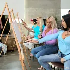 Robin Banx in 'Sip And Paint And Suck Cock'