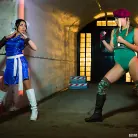 Christen Courtney in 'Sex Fighter- Chun Li vs Cammy (XXX Parody)'