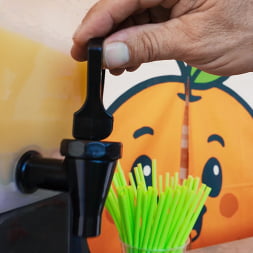 La gran grada naranja O