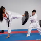 Kira Noir in 'Fighting Foot Domination'