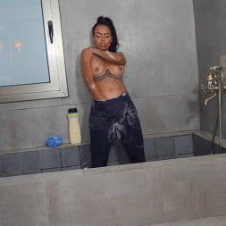 Torn Tights Anal Shower