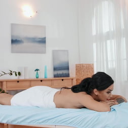 Daphne Turns The Massage Table