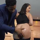 Ginebra Bellucci in 'Oiling Up Her Leather-Clad Ass'