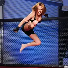 Krissy Lynn in 'Rowdy Armbar Goes Too Far'